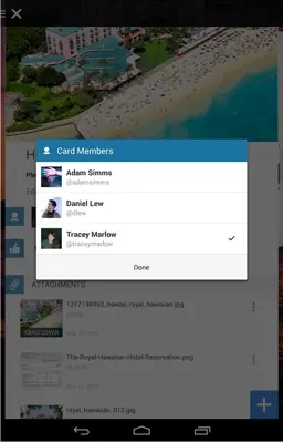 Trello android App screenshot 3